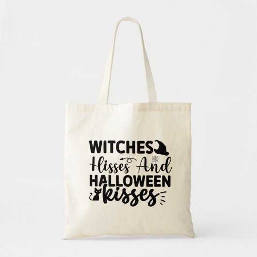 Hisses en Halloween Kisses Tote Bag (Voorkant)