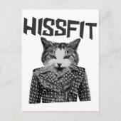 Hissfit Rebel Misfit Kitty Cat Briefkaart (Voorkant)