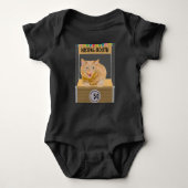 Hissing Booth Cat Baby Bodysuit (Voorkant)