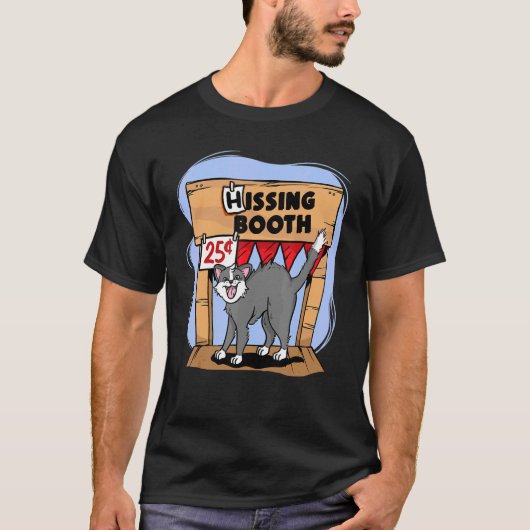 Hissing Booth Kitten Kitty Cat Furmdad T-shirt (Voorkant)