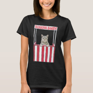 Hissing Booth Kitten Kitty Cat Furmdad voor C T-shirt