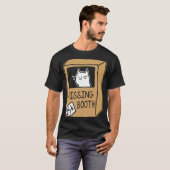 Hissing Booth Kitten Kitty Cat Furmdad voor C T-shirt (Voorkant volledig)