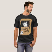 Hissing Booth Kitten Kitty Cat Furmdad voor C T-shirt (Voorkant volledig)