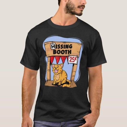 Hissing Booth Kitty Cat Kitten Furmdad T-shirt (Voorkant)