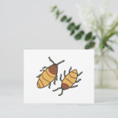 Hissing Cockroach Briefkaart (Staand voorkant)