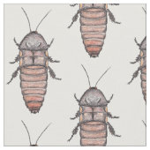 Hissing Cockroach Fabric Stof (Close Up)