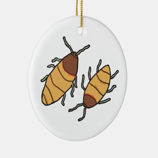 Hissing Cockroach Keramisch Ornament (Rechts)