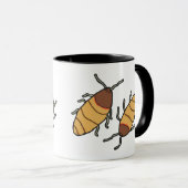 Hissing Cockroach Mok (Voorkant rechts)