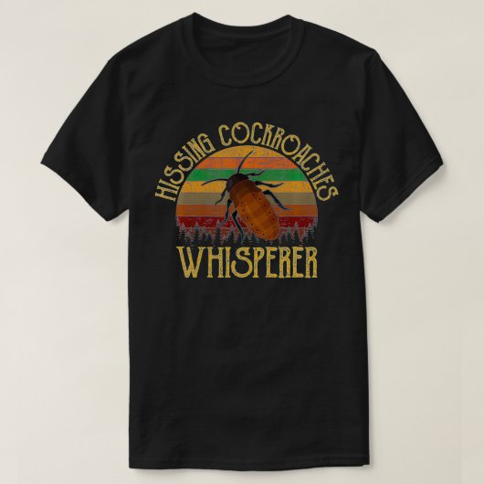 Hissing Cockroaches whisky, hissing roaches T-shirt (Design voorkant)