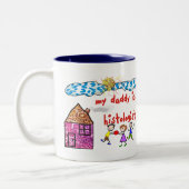 Histologen Kinder T-shirts Tweekleurige Koffiemok (Links)