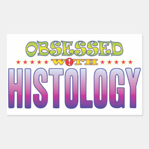 Histologie 2 geobsedeerd rechthoekige sticker