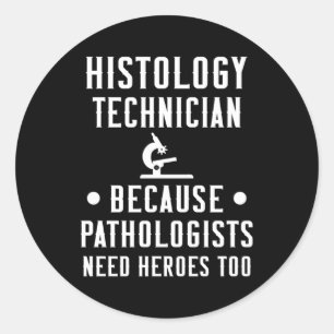 Histologie technologie omdat pathologen helden nod ronde sticker