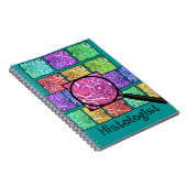 Histologist Gifts Magnified Cells Design Notitieboek (Rechterzijde)
