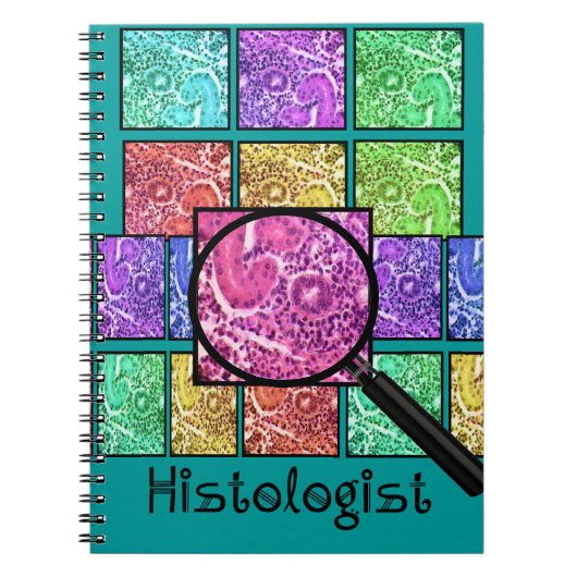 Histologist Gifts Magnified Cells Design Notitieboek (Voorkant)