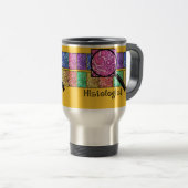 Histologist Gifts Magnified Cells Design Reisbeker (Voorkant rechts)