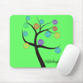 Histologist Tree Design Microscopic Cell Leaves Muismat (Met muis)