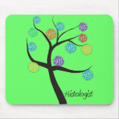 Histologist Tree Design Microscopic Cell Leaves Muismat (Voorkant)