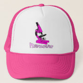 Histoloog geeft microscoopontwerp trucker pet (Voorkant)