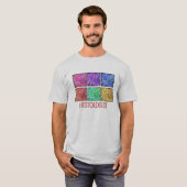 Histoloog Gifts Microscope Design T-Shirt (Voorkant volledig)