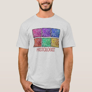 Histoloog Gifts Microscope Design T-Shirt