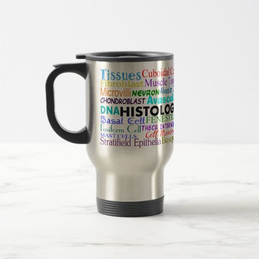 Histoloog Terminology Travel Mug Reisbeker (Links)