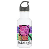 Histoloog Vergroot het Ontwerp van Cellen Waterfles (Voorkant)