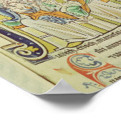 Historiale letter "A", waarin generaties worden af Poster (Hoek)