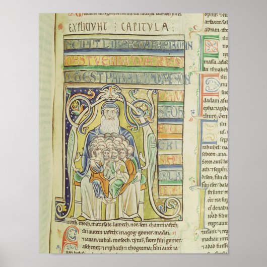 Historiale letter "A", waarin generaties worden af Poster (Voorkant)