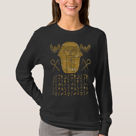 Historian Hieroglyphics Pharaoh Tut Ankh Ancient T-shirt (Voorkant)