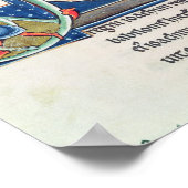 Historiated initiaal "A" die Daniel afschilderen Poster (Hoek)