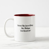 Historic Ada Covered Bridge Coffee Mok (Links)