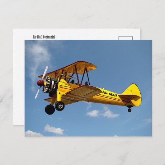 Historic Air Mail Service Centennial Briefkaart (Voorkant / Achterkant)