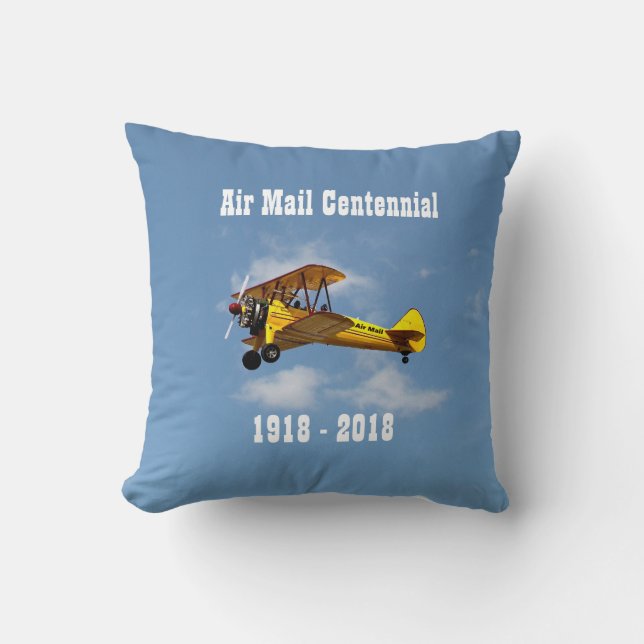 Historic Air Mail Service Centennial Kussen (Voorkant)