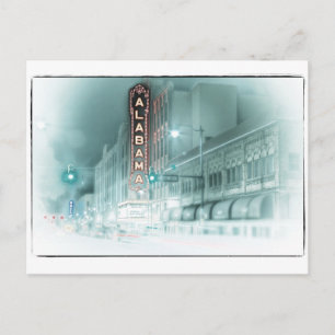 Historic Alabama Theater in Birmingham, Alabama Briefkaart