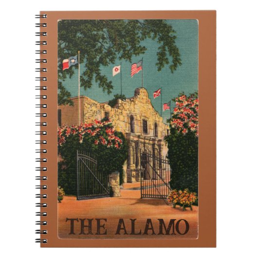 Historic Alamo Mission Notitieboek (Voorkant)