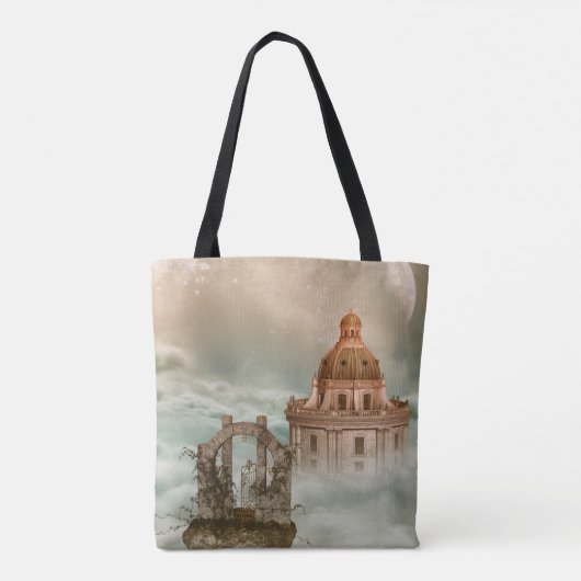 Historic Architecture Canvas tas – Elegant reizen (Achterkant)