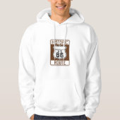 Historic Arizona US Route 66 Hoodie (Voorkant)