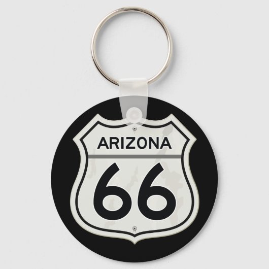 Historic Arizona US Route 66 Sleutelhanger (Voorkant)