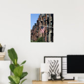 Historic back Bay Area, Boston, Massachusetts Poster (Thuiskantoor)
