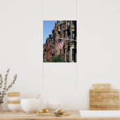 Historic back Bay Area, Boston, Massachusetts Poster (Keuken)
