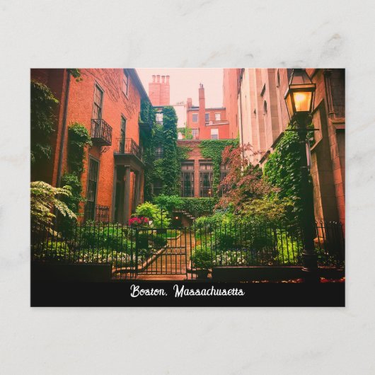 Historic Beacon Hill, Boston, Massachusetts Briefkaart (Voorkant)