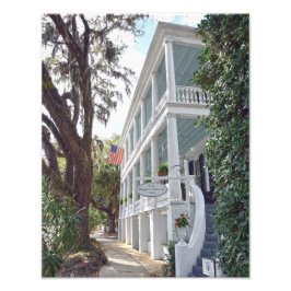Historic Beaufort, South Carolina, Inn 11x14 Foto Afdruk