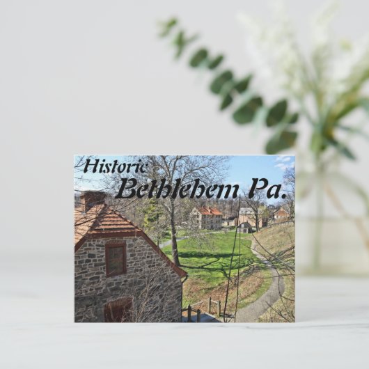 Historic Bethlehem 21 Briefkaart (Staand voorkant)