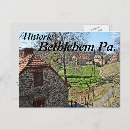 Historic Bethlehem 21 Briefkaart (Voorkant / Achterkant)