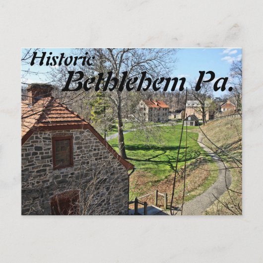 Historic Bethlehem 21 Briefkaart (Voorkant)