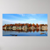 Historic Boat House Row, Philadelphia, PA Poster (Voorkant)