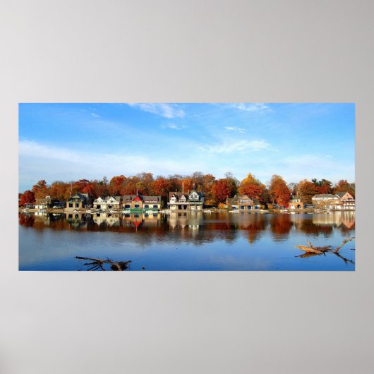 Historic Boat House Row, Philadelphia, PA Poster (Voorkant)
