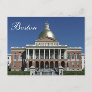 Historic Boston Massachusetts State House Briefkaa Briefkaart