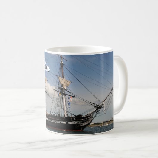 Historic Boston USS Constitution Coffee Mug Cup Koffiemok (Voorkant rechts)