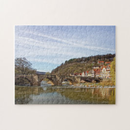Historic Bridge, Hannoversch-Münden, Duitsland Legpuzzel